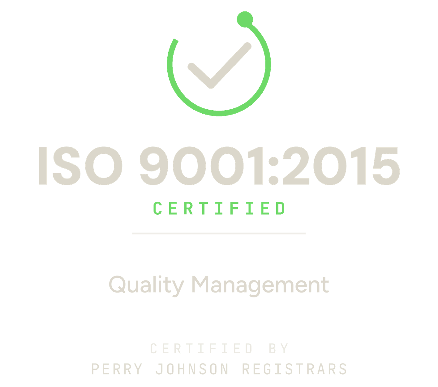 ISO 9001:2015 Certified
